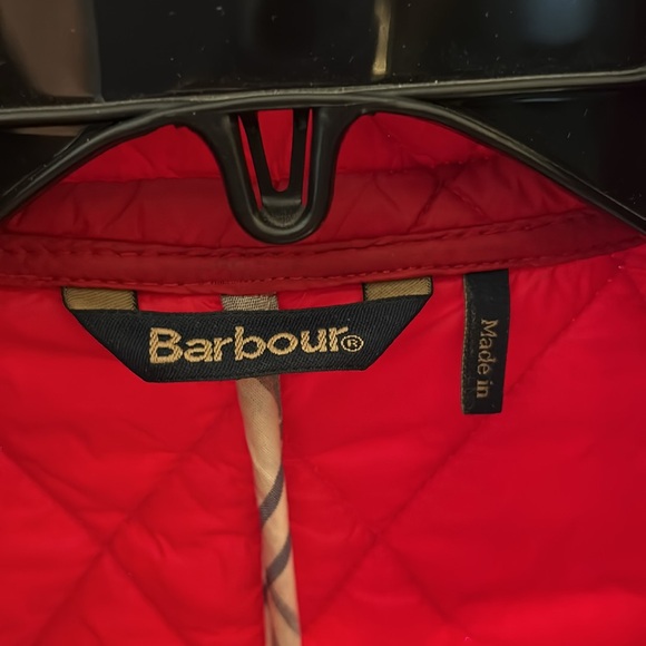Barbour Summer Tartan jacket in red, for spring or fall - Picture 3 of 8